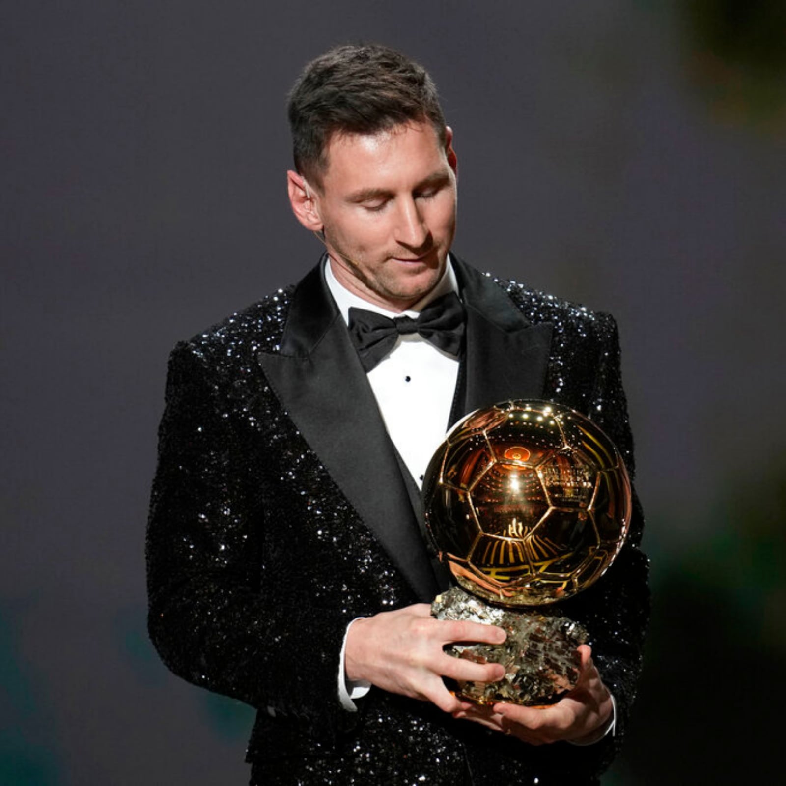 PSG's Lionel Messi wins football's Ballon d'Or for seventh time