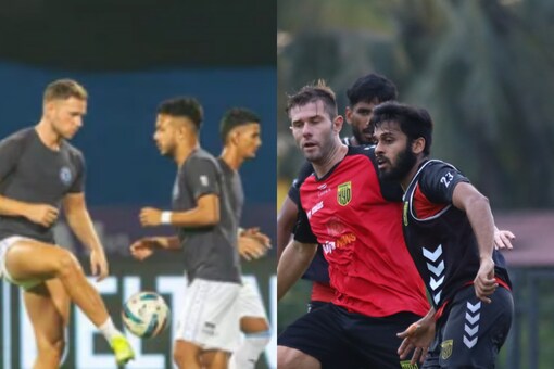 Hyderabad FC and Jamshedpur FC (ISL and Twitter)