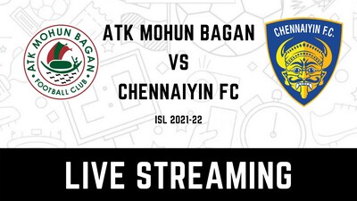 ISL 2021-22 ATK Mohun Bagan vs Chennaiyin FC LIVE Streaming: When and