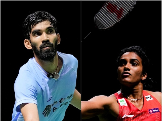 Indian badminton stars PV Sindhu and Kidambi Srikanth (AP)