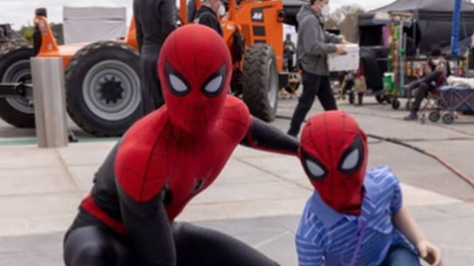 Spider-Man Tom Holland Meets Little Superhero Who Saved His Sister From Dog  Attack