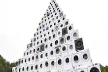 UK Electronics Company Creates 44-foot Pyramid With Recycled Washing Machines