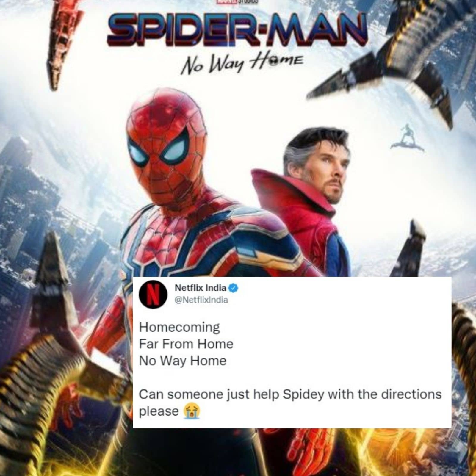 Netflix, Google Want to Help Spiderman Find His 'Way Home'. Hilarious  Banter is Viral