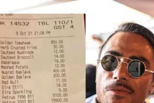 Salt Bae's restaurant is known to be super expensive. (Image Credits: Reddit; Shutterstock)