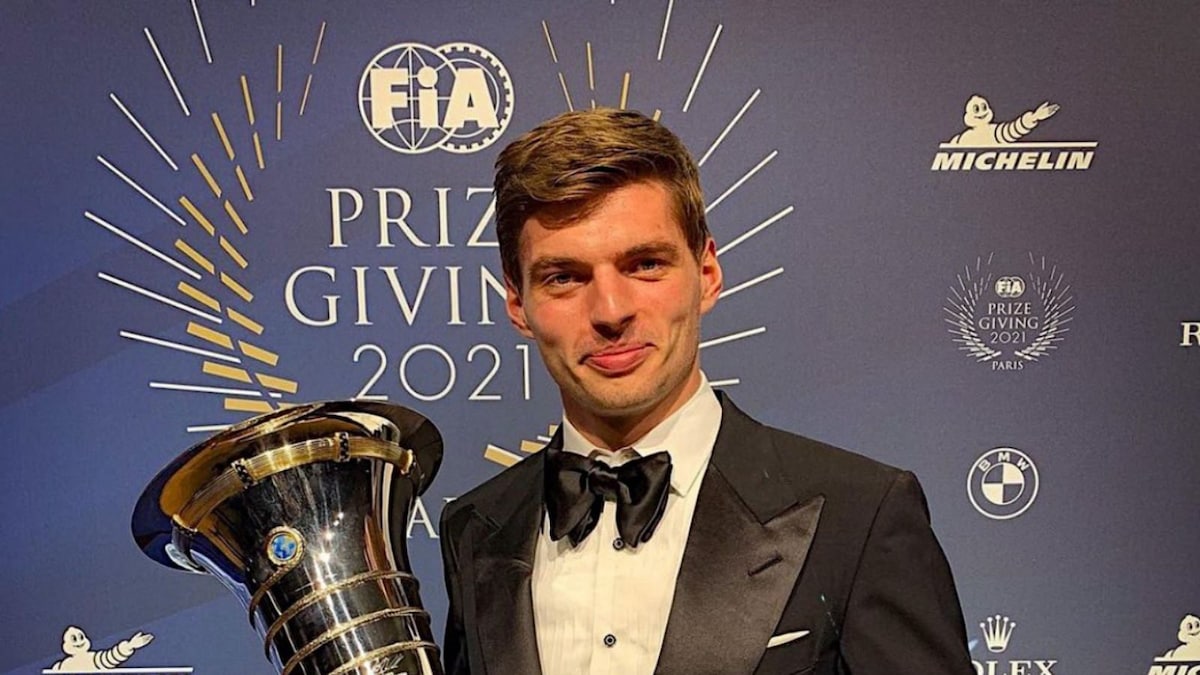 Max Verstappen Gets His Hands on His Maiden F1 Trophy, Says 'My Life Goal Achieved'