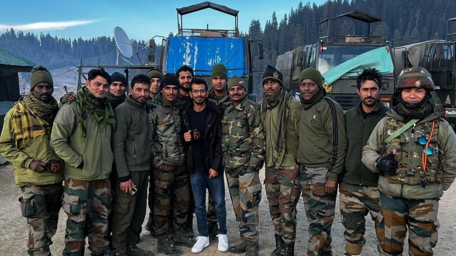 ‘No Spider-Man No Superman’: Yuzvendra Chahal Shares Picture With ‘Real Heroes’