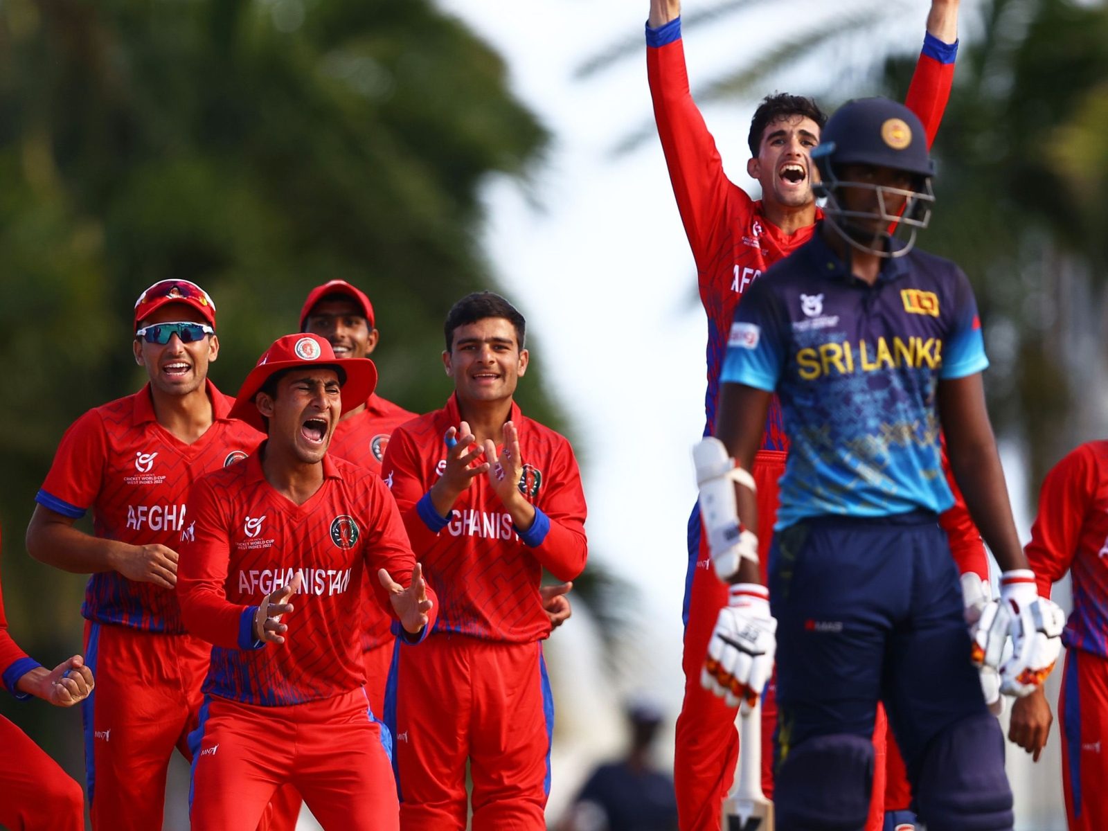 Icc U 19 World Cup 22 Afghanistan Defend 134 Against Sri Lanka To Enter Semi Super League Semi Finals Icc U 19 World Cup 22 Afghanistan Defend 134 Against Sri Lanka To Enter Semi Super League Semi Finals