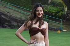 Ananya Panday Makes Heads Turn In Brown Bralette And Floral Pants During Gehraiyaan Promotions, See Pics
