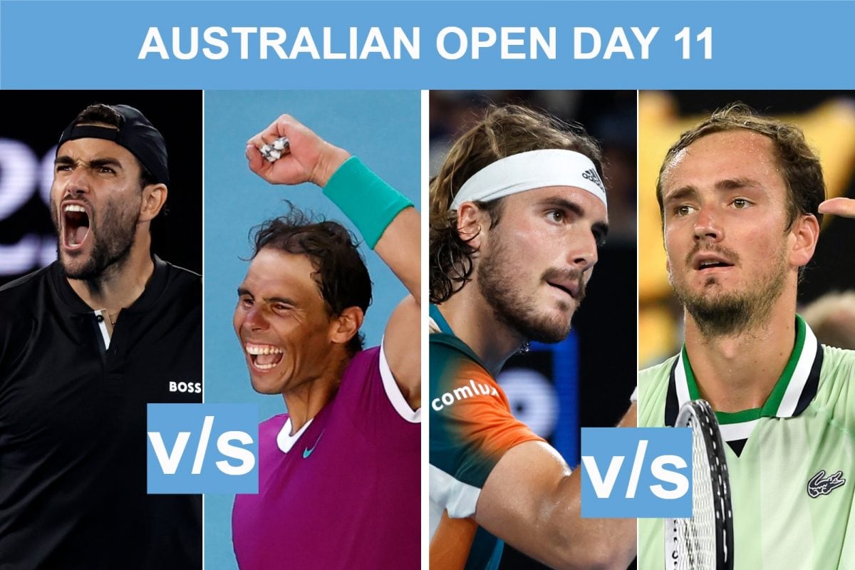 Australian Open 2022, Day 12, Tennis Highlights Medvedev Beats Tsitsipas, to Face Nadal in Final