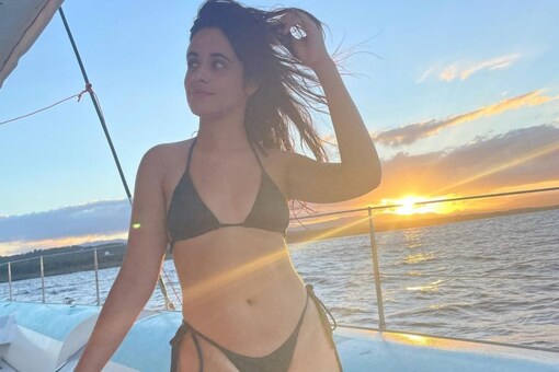 Camila Cabello posts sultry bikini pics post Shawn Mendes reunion.