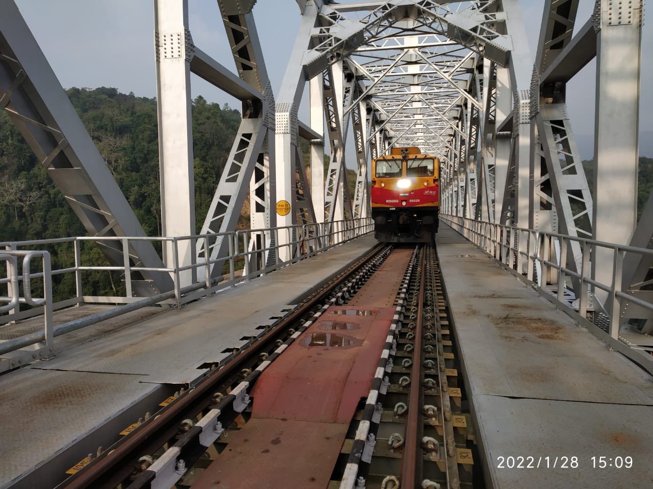 manipur Kaimai Road railway station.