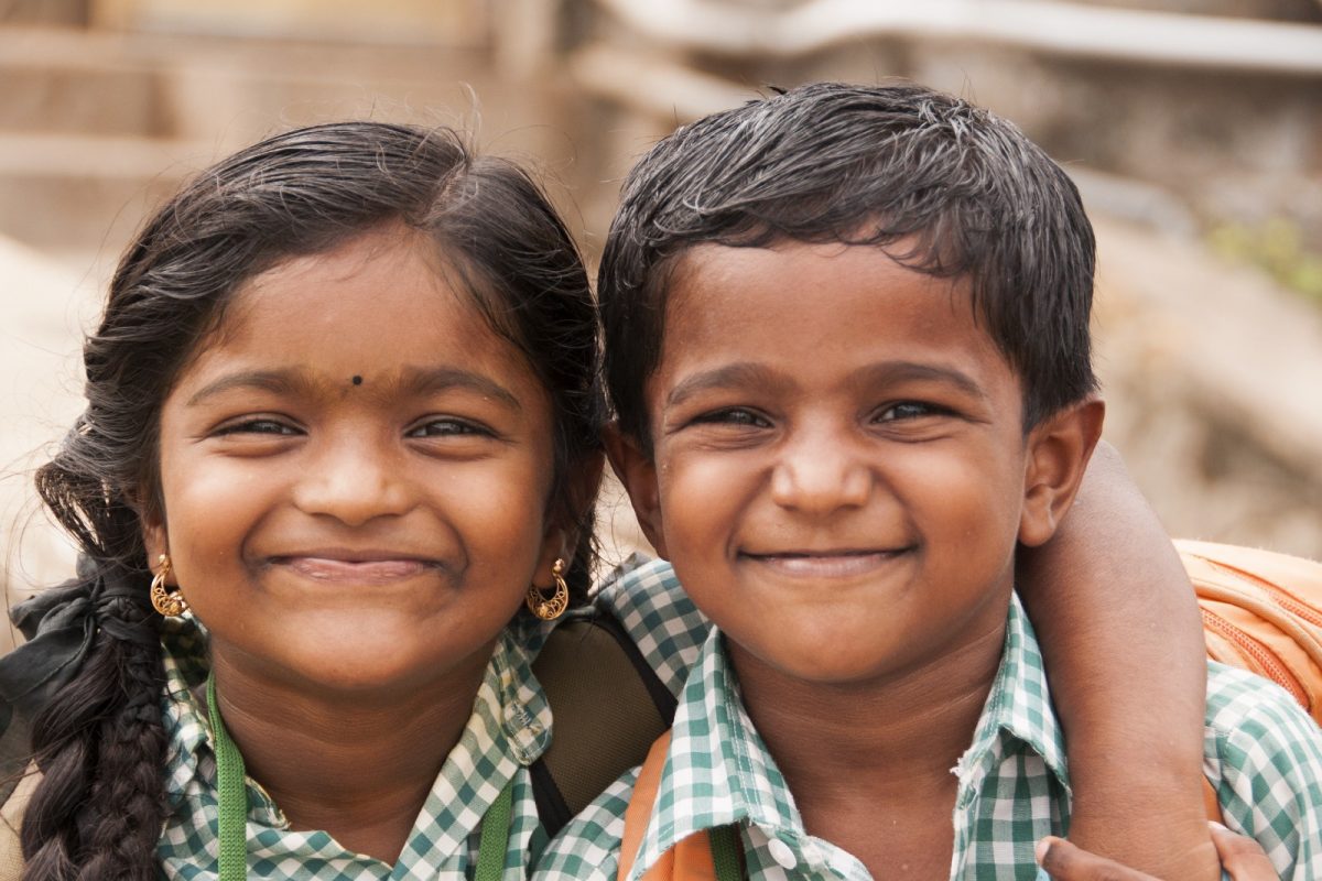 Счастливые дети Индии
