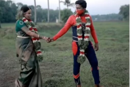 The couple had earlier shot a 'save the date' video for their wedding along similar lines. (Credits: Instagram/@photography_athreya)
