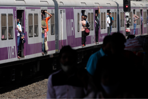 The bench was hearing a bunch of public interest litigations challenging the prohibition on the use of local trains in the city by unvaccinated persons. (AP)