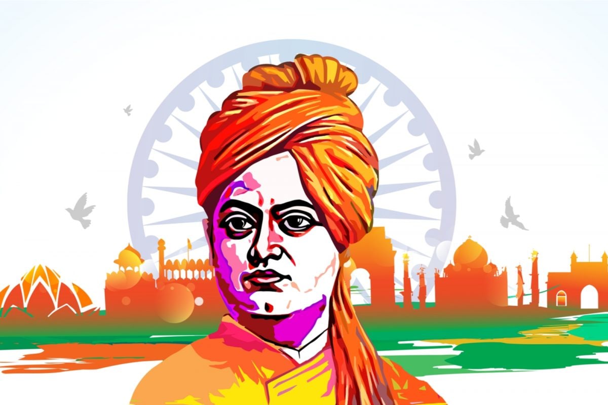 Illustration Of Swami Vivekananda For Vivekananda Jayanti Or National Youth  Day Royalty Free SVG, Cliparts, Vectors, and Stock Illustration. Image  72080913.