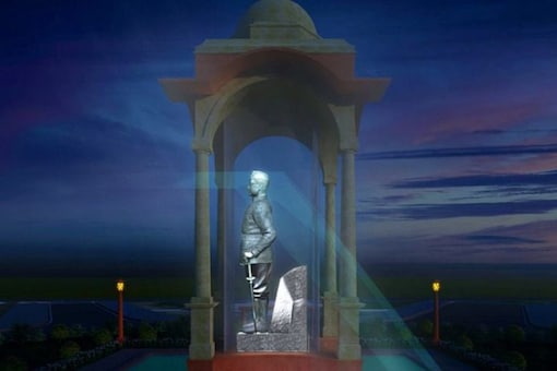 The hologram statue of Netaji will be 28 feet in height and 6 feet in width. 
