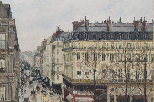 Rue Saint-Honoré in the Afternoon. Effect of Rain by Camille Pissarro
(Image Taken From: Museo Nacional Thyssen-Bornemisza, Madrid)
