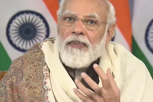 PM Narendra Modi interacts with startups on Saturday (Screengrab)