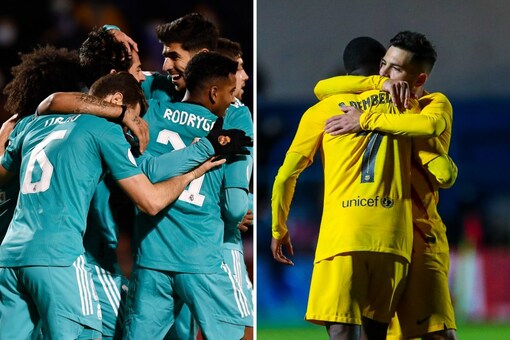 Real Madrid Fc Barcelona Win Respective Matches To Make Into Copa Del Rey Last 16