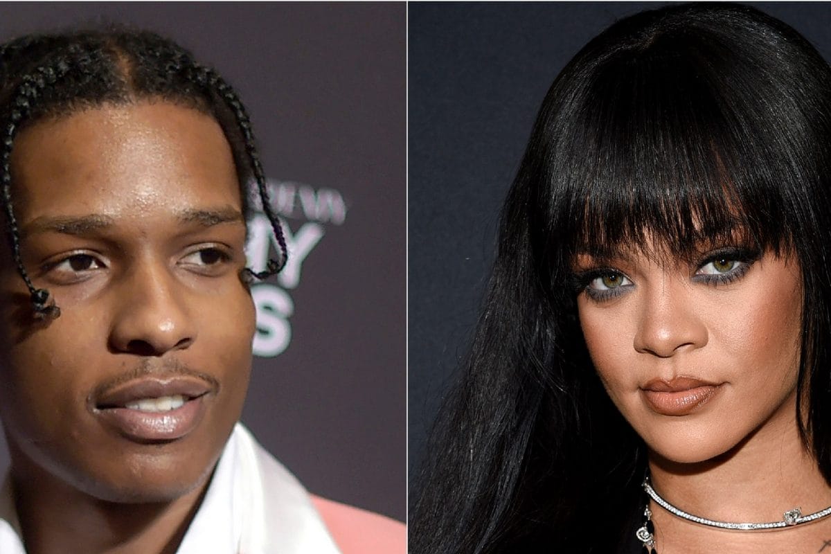 Pregnant Rihanna Straps On Leg-Climbing Heels With ASAP Rocky in