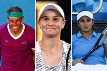 Australian Open Day 9 in Pictures: Rafael Nadal and Ashleigh Barty Through to Semis, Sania Mirza Crashes Out