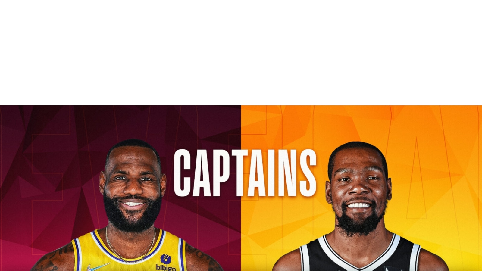 NBA All-Star Game starters 2021: LeBron James, Kevin Durant named captains  for West, East - DraftKings Network