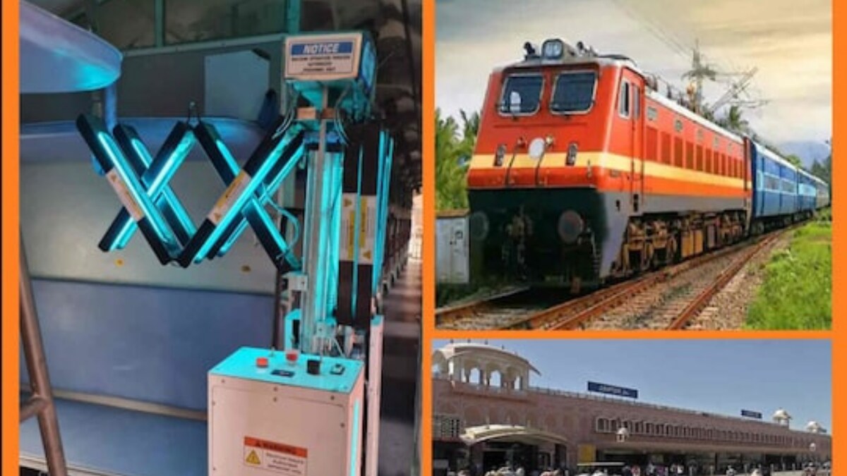 Indian Railways' Jaipur Division Using UV Rays to Combat Covid-19 in Trains; Here's How it Works