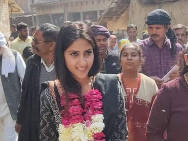 Aditi Singh, who is contesting from Raebareli's Sadar on a BJP ticket, bagged 1,28,319 votes in 2017 when she was with the Congress. (Photo: Twitter/ @AditiSinghRBL)