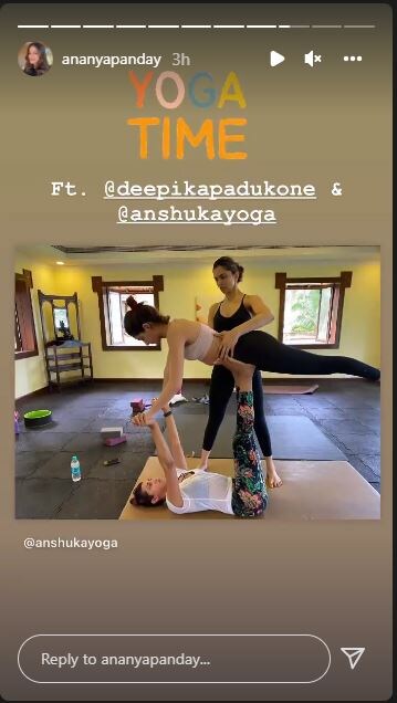 Pinkvilla USA | Deepika Padukone drops a picture of herself doing Yoga on  the occasion of World Yoga Day🧘🏻‍♀️ She asks her fans and friends o... |  Instagram