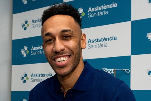 Aubameyang was released by Arsenal (Twitter)