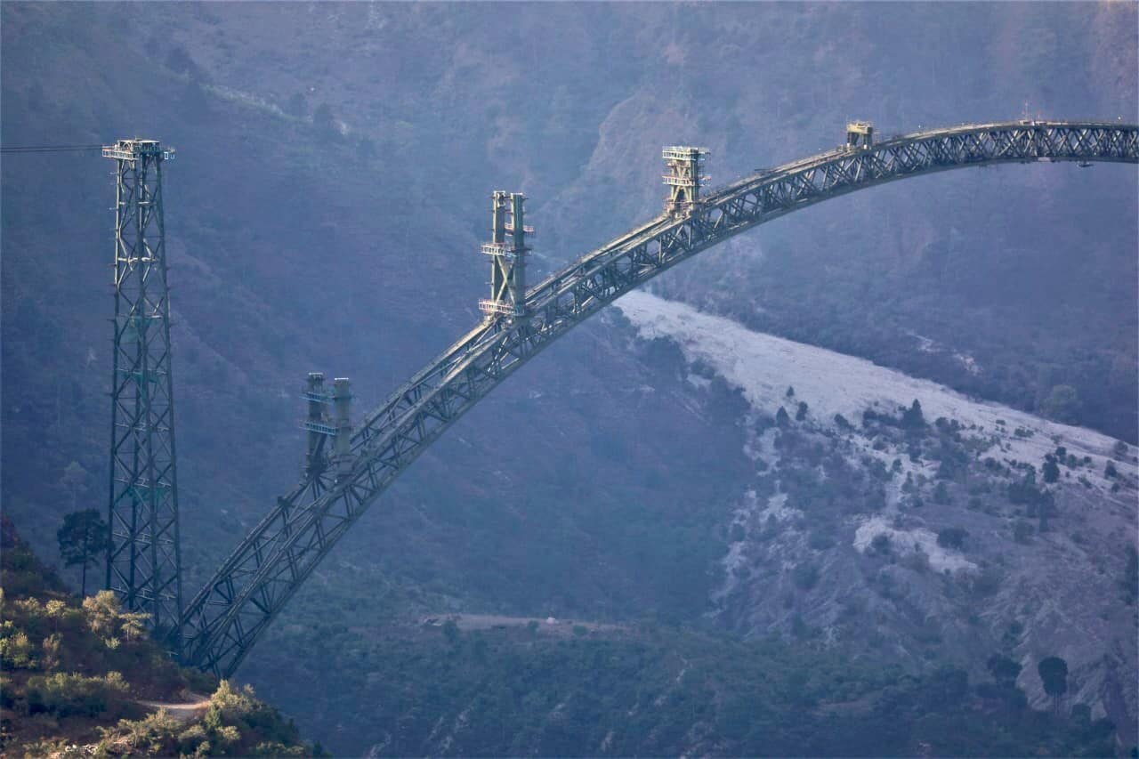 Union Minister Ashwini Vaishnaw Shares Picture of World&amp;#39;s Highest Railway  Bridge in Jammu and Kashmir