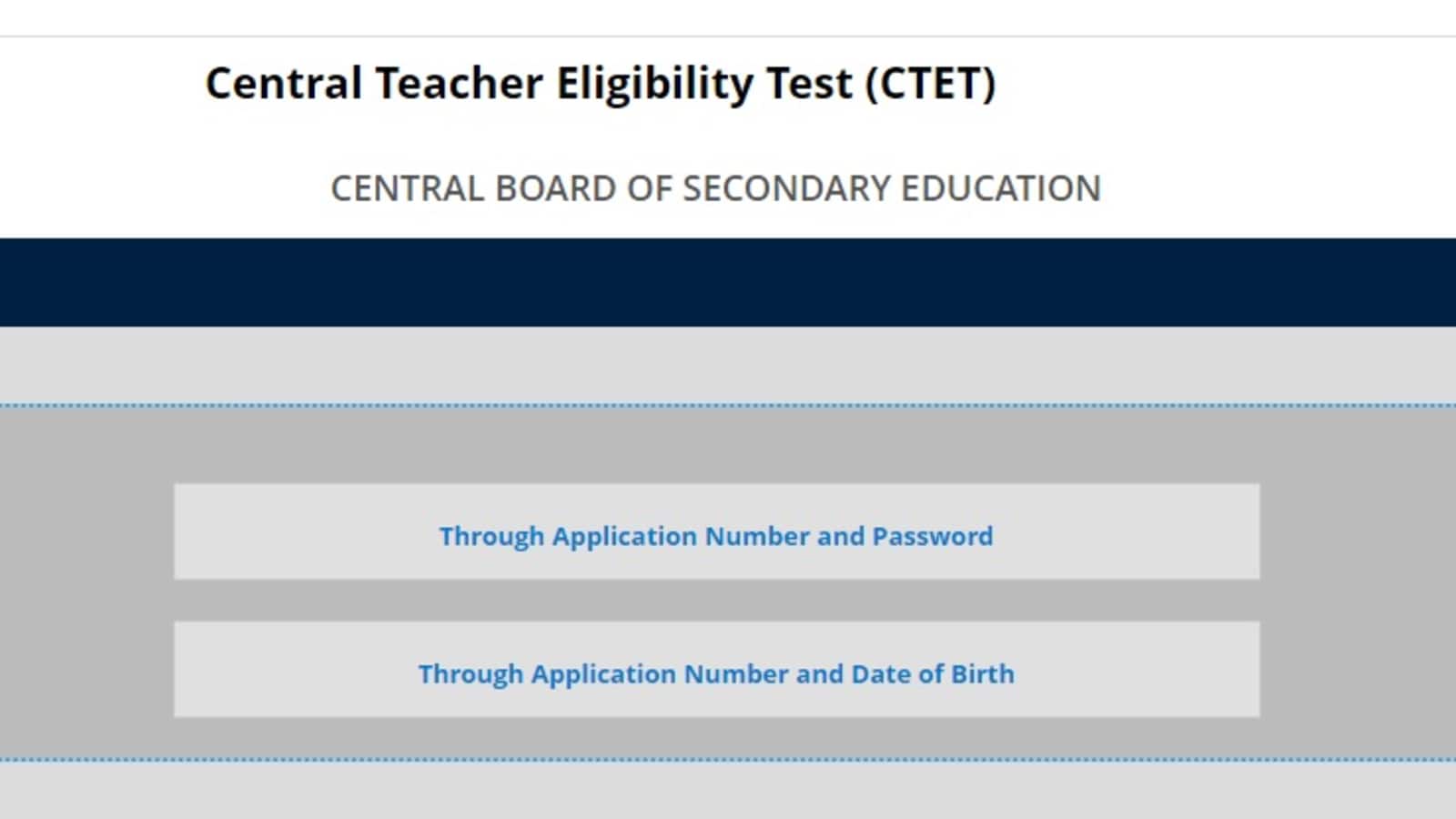 CTET Result 2021 LIVE Updates: Scorecard, Cut-off at ctet.nic.in : Education News - Vimarsana News