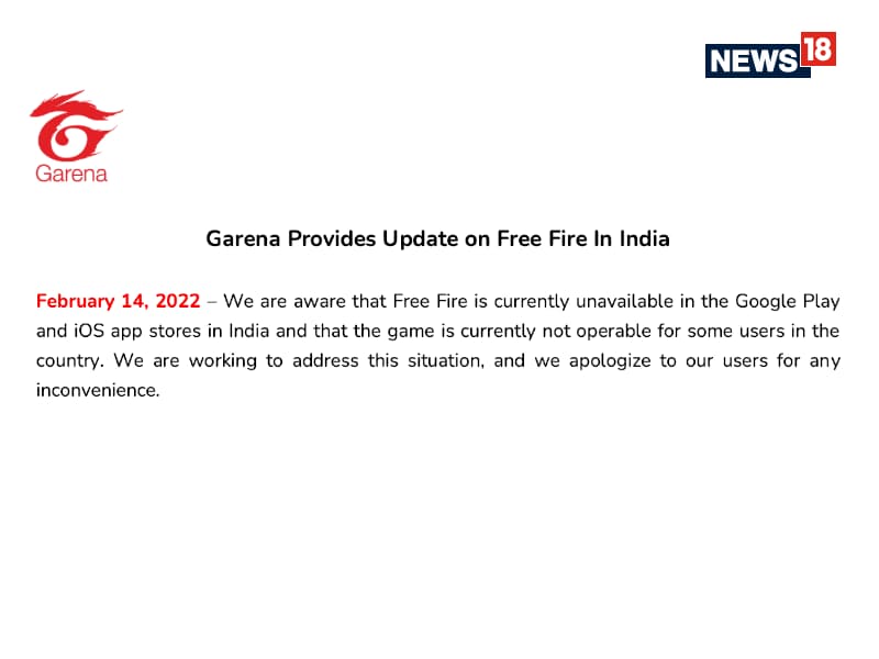 Announcement: Ban Notice – Garena Free Fire