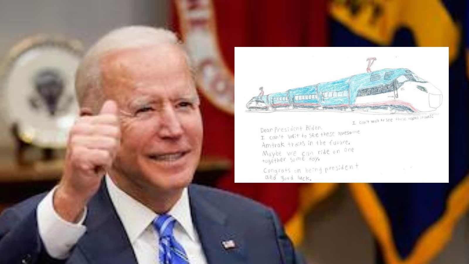 'One Train Guy to Another': Joe Biden's Message For Kid Who Was ...