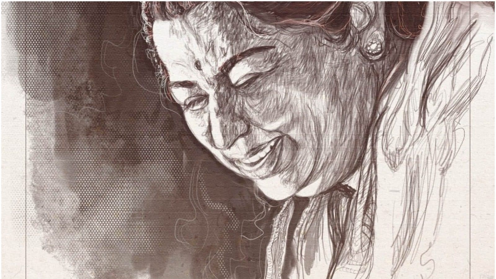 Lata Mangeshkar Drawing by Maha Vinod - Pixels