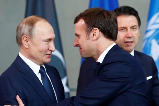 Macron also urged Putin to avoid civilian casualties and allow for humanitarian access. (File photo/Reuters)