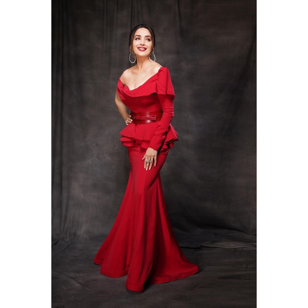 open lace back dress DollyJ Studio Madhuri Dixit X Dolly J S