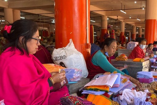The Ima market – Asia's largest all-women market located in the heart of Imphal. (News18)