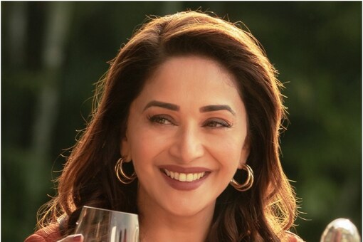 Madhuri Dixit in a still from  The Fame Game. (Image courtesy Instagram)
