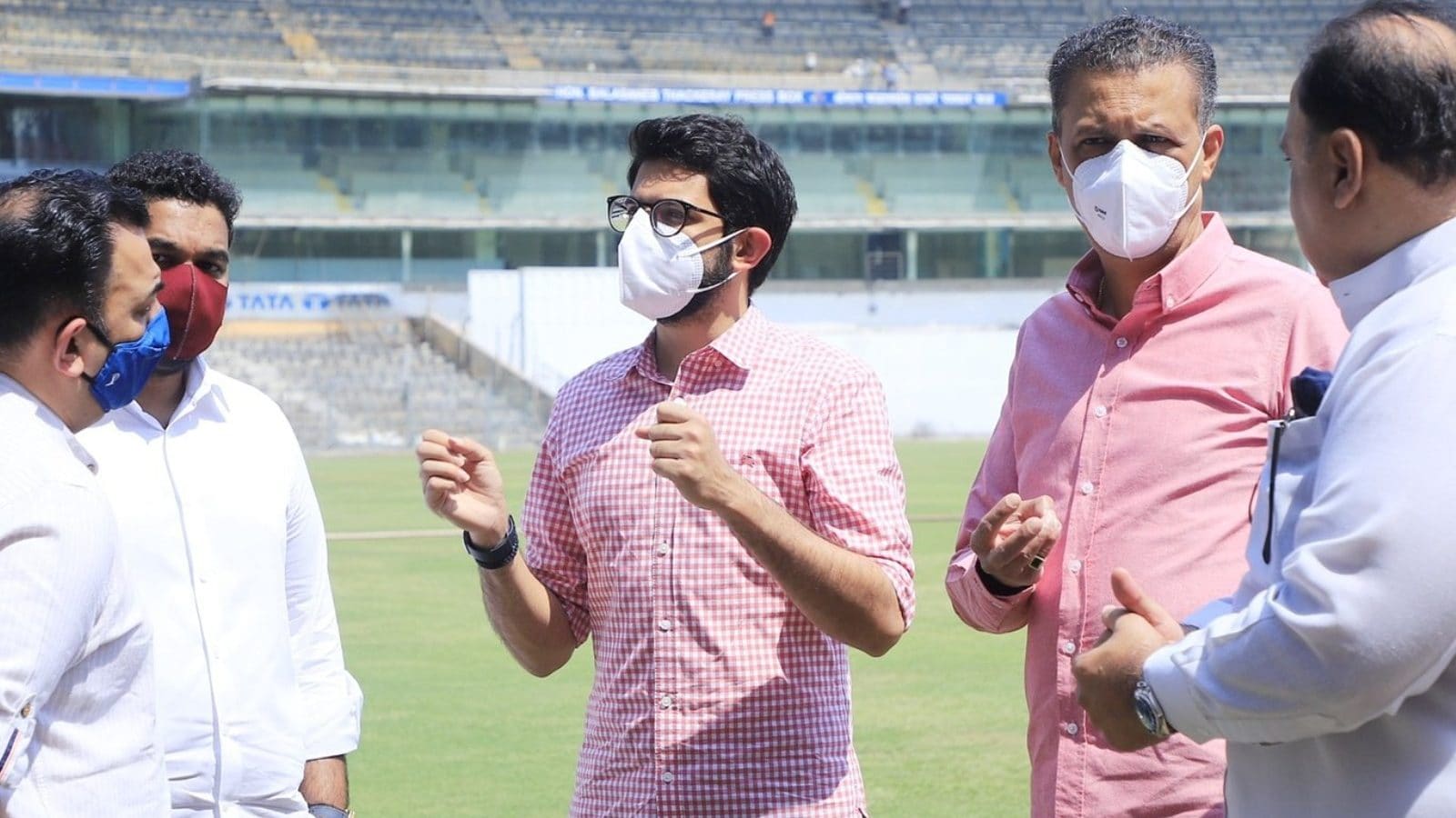 Aaditya Thackeray Visits Wankhede Stadium to Review IPL Preparations