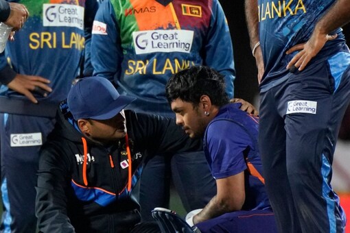 Ishan Kishan was hit on helmet during 2nd T20I. (AP Image)
