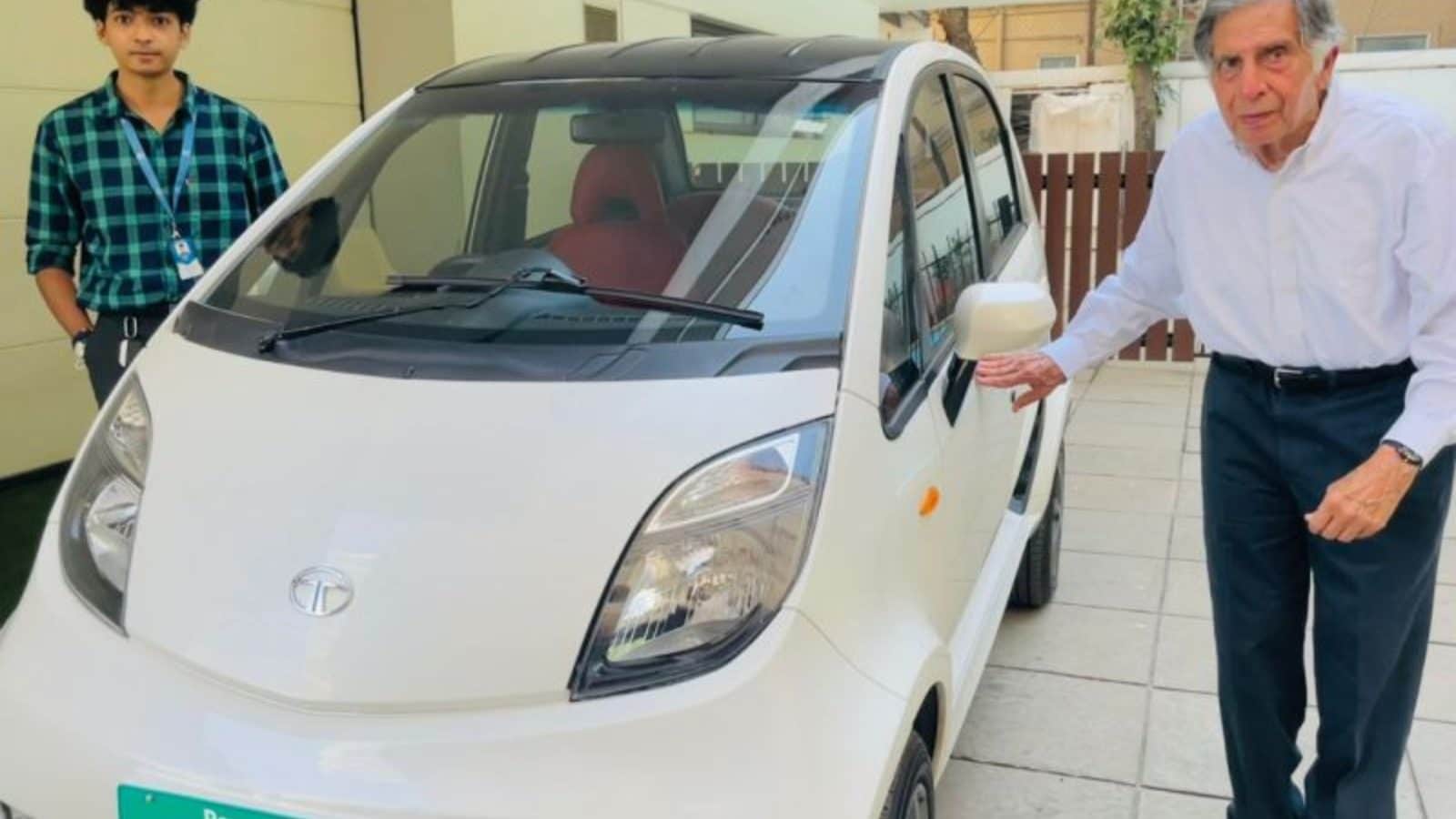Ratan Tata Gets Custom Built Electric Nano From Pune Based Electra