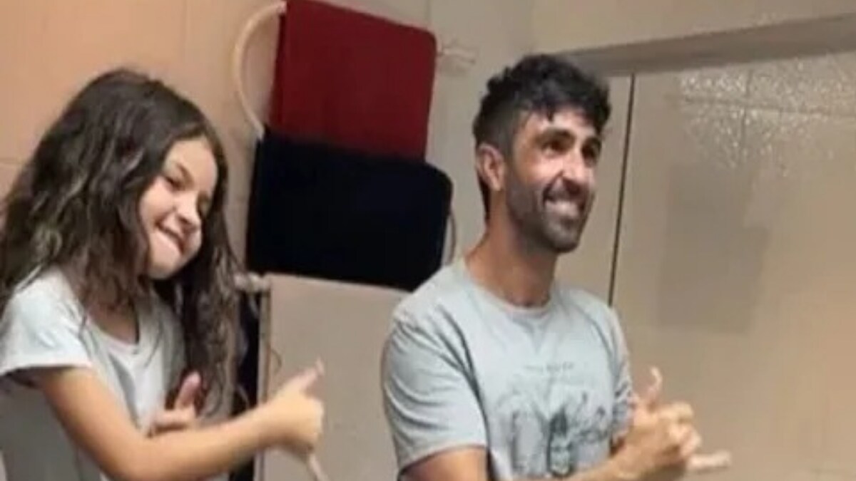 Adorable FatherDaughter Duo From Portugal Dances to Kacha Badam in