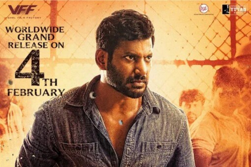 Actor Vishal has shared a sneak peek from the movie on his Twitter handle.