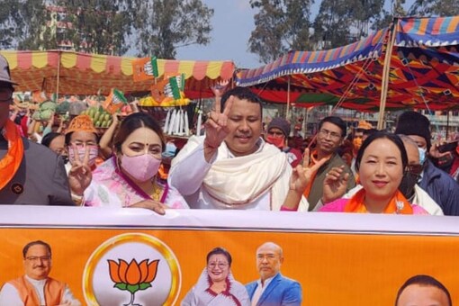 M Prithviraj is contesting on a BJP ticket. (News18)