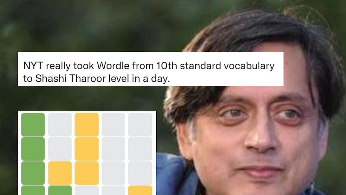 Wordle 'Shashi Tharoor Edition' Twitter Thinks NYT Puzzle is Getting