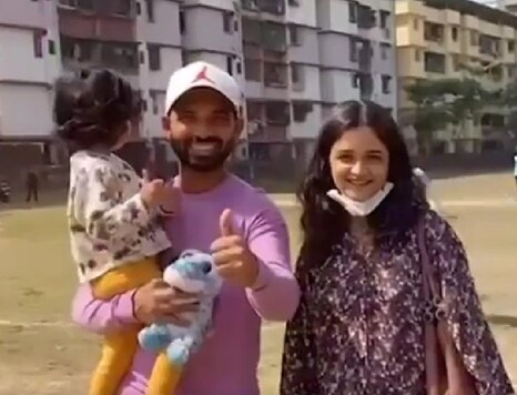 Ajinkya Rahane Visits His School