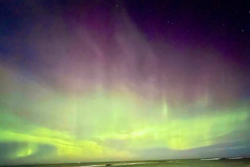 Netizens were equally impressed with the pictures and videos of the natural phenomena shared on social media.  (Credits: Twitter)