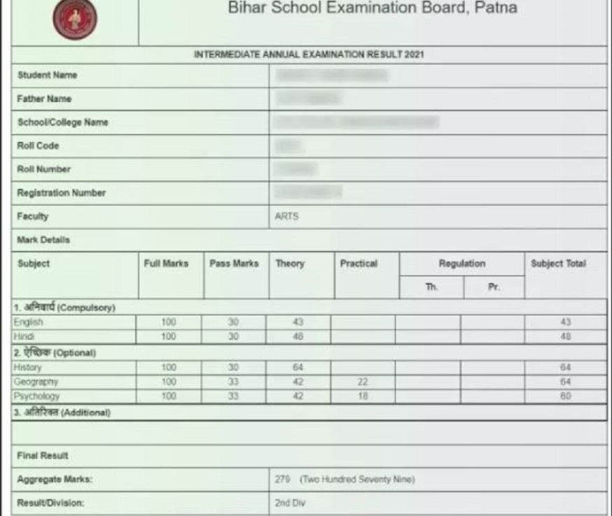 Bihar Board Class 12 Result 22 Declared How To Check Online Via Sms Digilocker Direct Link