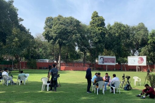 For most of the day, there were few Congress leaders in sight to offer a possible explanation of what went wrong. There were just a handful of media crews present, spread across the sprawling green ground of the party office. Pic/News18